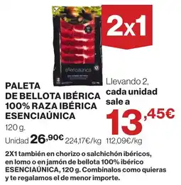 Supercor eSenciaúnica paleta de bellota ibérica 100% raza ibérica oferta