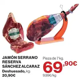 Supercor Jamón Serrano Reserva Sánchez Alcaraz oferta