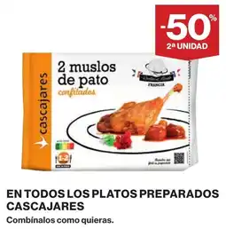 Supercor Cascajares en todos los platos preparados oferta