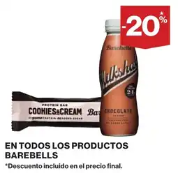 Supercor Barebells protein bar cookies & cream oferta