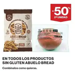 Supercor En todos los productos sin gluten abuelo bread oferta