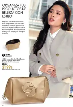 Oriflame Giordani Gold Golden neceser oferta