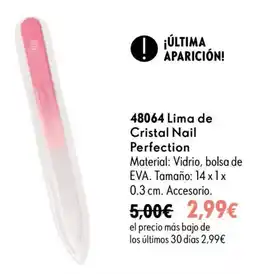 Oriflame Cristal Nail Perfection Lima de oferta