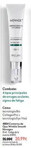 Oriflame Oriflame Contorno de Ojos Wrinkle Smooth Novage+ oferta