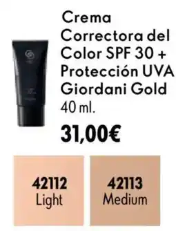 Oriflame Giordani Gold Crema Correctora del Color SPF 30 + Protección UVA oferta