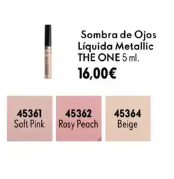 Oriflame The One Sombra de Ojos Líquida Metallic oferta