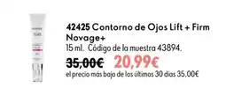Oriflame Novage+ Contorno de Ojos Lift + Firm oferta