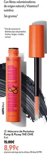 Oriflame the one mascara pump & plump oferta