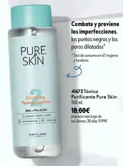 Oriflame Tónico Purificante Pure Skin oferta