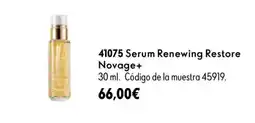 Oriflame Novage+ Serum Renewing Restore oferta