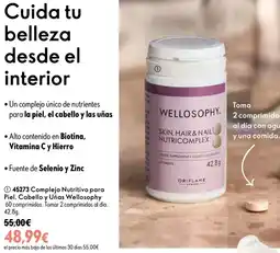 Oriflame Wellosophy complejo nutritivo para piel cabello y unas oferta
