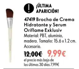 Oriflame Oriflame Exklusiv Brocha de Crema Hidratante y Serum oferta