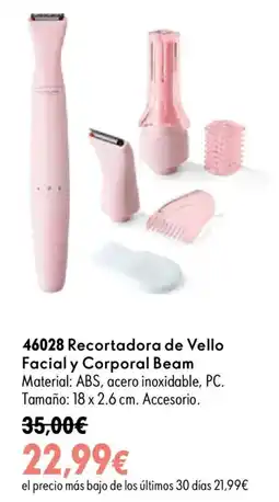 Oriflame Beam Recortadora de Vello Facial y Corporal oferta