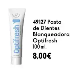 Oriflame Optifresh pasta de dientes blanqueadora oferta