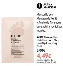 Oriflame Oriflame Feet Up Everyday Nourishing Foot Mask oferta