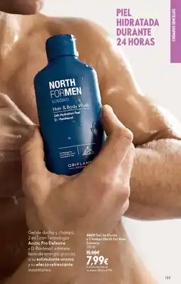 Oriflame Oriflame North For Men Subzero Hair & Body Wash oferta