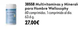 Oriflame Wellosofhy multivitaminas y minerales para hombre oferta
