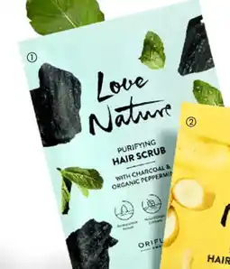 Oriflame Love nature exfoliante capilar purificante con carbon vegetal y menta organicas oferta