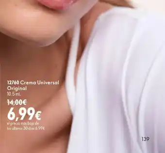 Oriflame Crema Universal Original oferta
