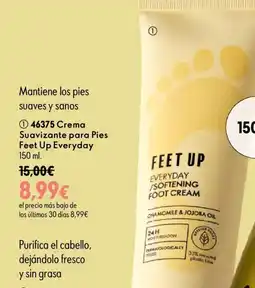 Oriflame Crema suavizante para pies feet up everyday oferta