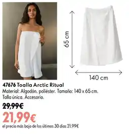 Oriflame Arctic Ritual Toalla oferta