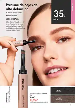 Oriflame The One pomada para cejas oferta