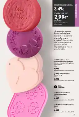 Oriflame Love Nature jabón en barra oferta