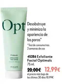 Oriflame Optimals Exfoliante Facial oferta