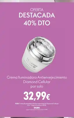 Oriflame Diamond Cellular Crema Iluminadora Antienvejecimiento oferta