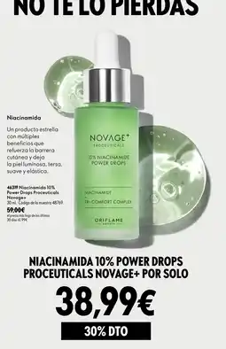Oriflame Oriflame Niacinamida 10% Power Drops Proceuticals Novage+ oferta