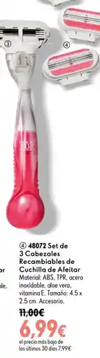Oriflame Set de 3 cabezales recambiables de cuchilla de afeitar oferta