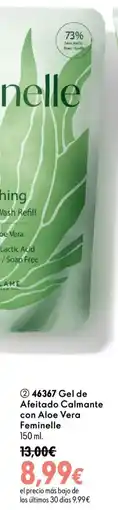 Oriflame Feminelle Gel de Afeitado Calmante con Aloe Vera oferta