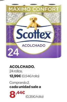 Hipercor Scottex acolchado oferta