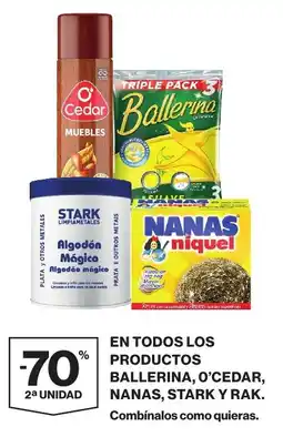 Hipercor Ballerina o'cedar nanas stark y rak en todos los productos oferta