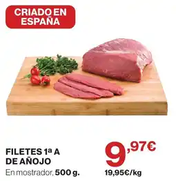 El Corte Inglés Filetes 1ª A de Añojo oferta