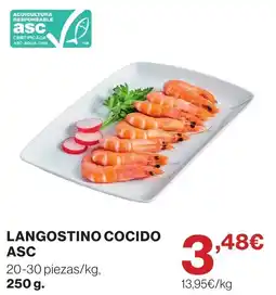 El Corte Inglés Langostino cocido asc oferta