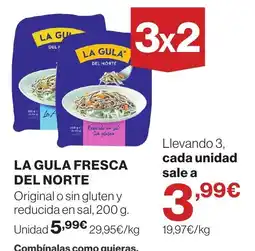 El Corte Inglés La gula fresca del norte oferta