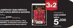 El Corte Inglés Navidul jamón de cebo ibérico oferta