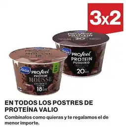 El Corte Inglés Valio en todos los postres de protein mousse oferta