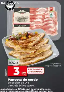 Dia Fresh Selección de Dia panceta de cerdo oferta