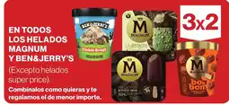 El Corte Inglés Magnum ben&jerry's en todos los helados oferta
