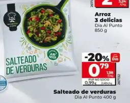 Dia Fresh Dia Al Punto salteado de verduras oferta