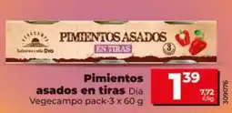 Dia Fresh Vegecampo pimientos asados en tiras oferta