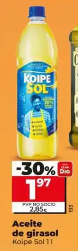 Dia Fresh Koipe Sol Aceite de girasol oferta
