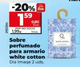 Dia Fresh Dia Image sobre perfumado para armario white cotton oferta