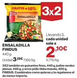 El Corte Inglés Findus ensaladilla oferta
