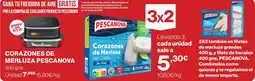El Corte Inglés Pescanova corazones de merluza oferta