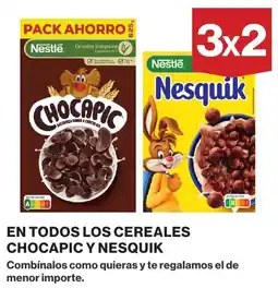 El Corte Inglés Nestle chocapic nesquik oferta