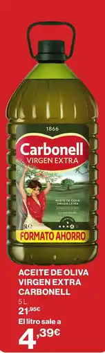 El Corte Inglés Carbonell aceite de oliva virgen extra oferta