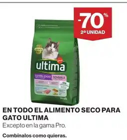 El Corte Inglés Ultima alimento seco para gato oferta